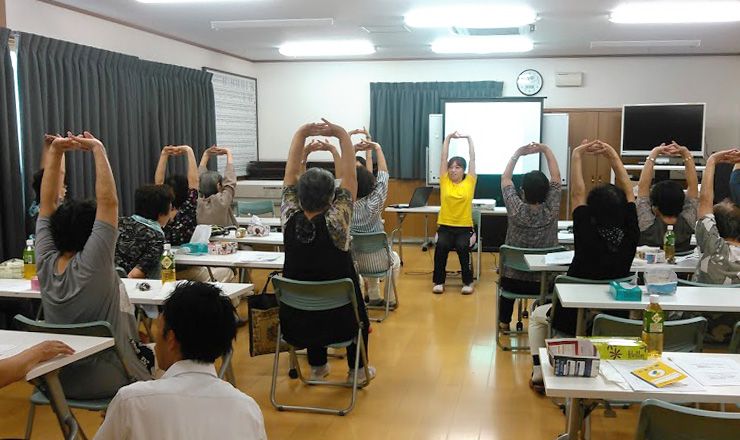 健康運動管理指導士による体操講座